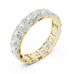 Load image into Gallery viewer, Radiant Eternity Mens Ring — 4.87ct
