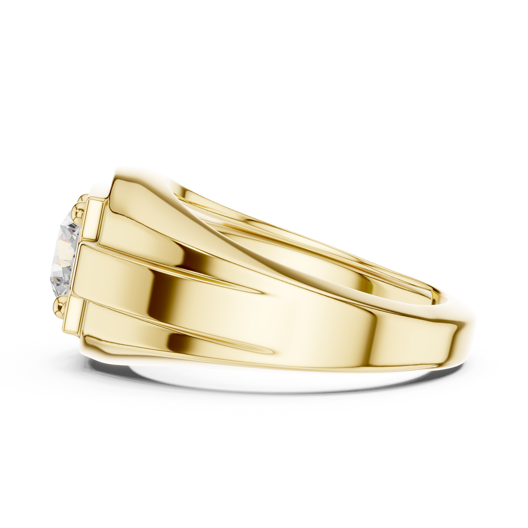 Classic Signet Mens Ring — 1.10ct