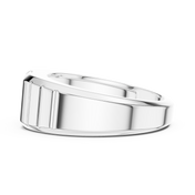 Angular Channel Mens Ring — 0.95ct