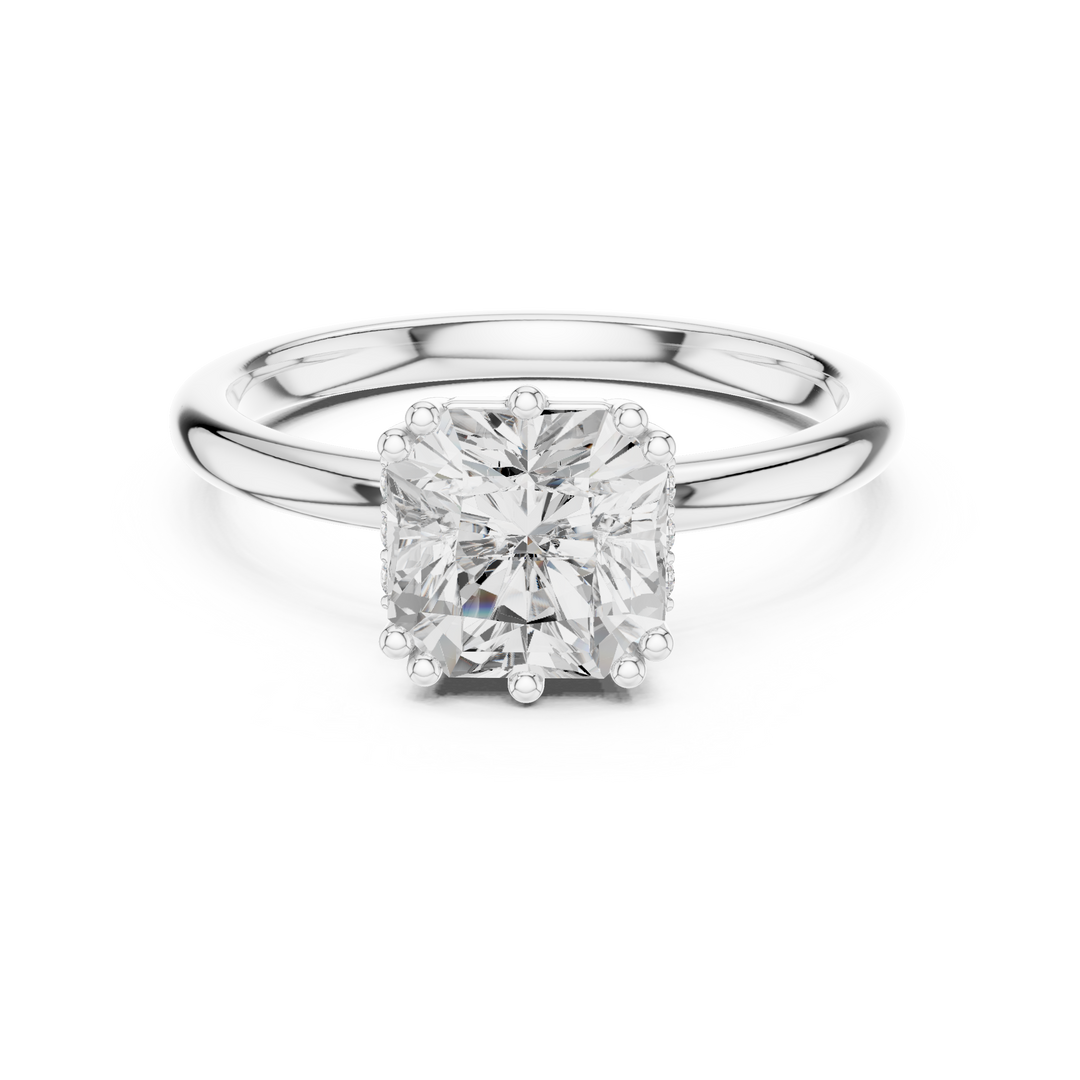 Diamantine 1.75ct Radiant Cut Diamond Ring