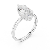 Fantaisie Marquise Diamond Accent Ring