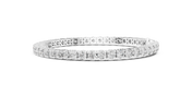 Clasp Tennis Bracelet — 7.42ct