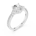 Load image into Gallery viewer, Serenity Oval Diamond Ring
