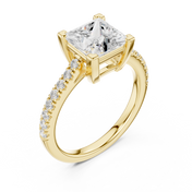 Reina 2.00ct Princess Cut Diamond Engagement Ring