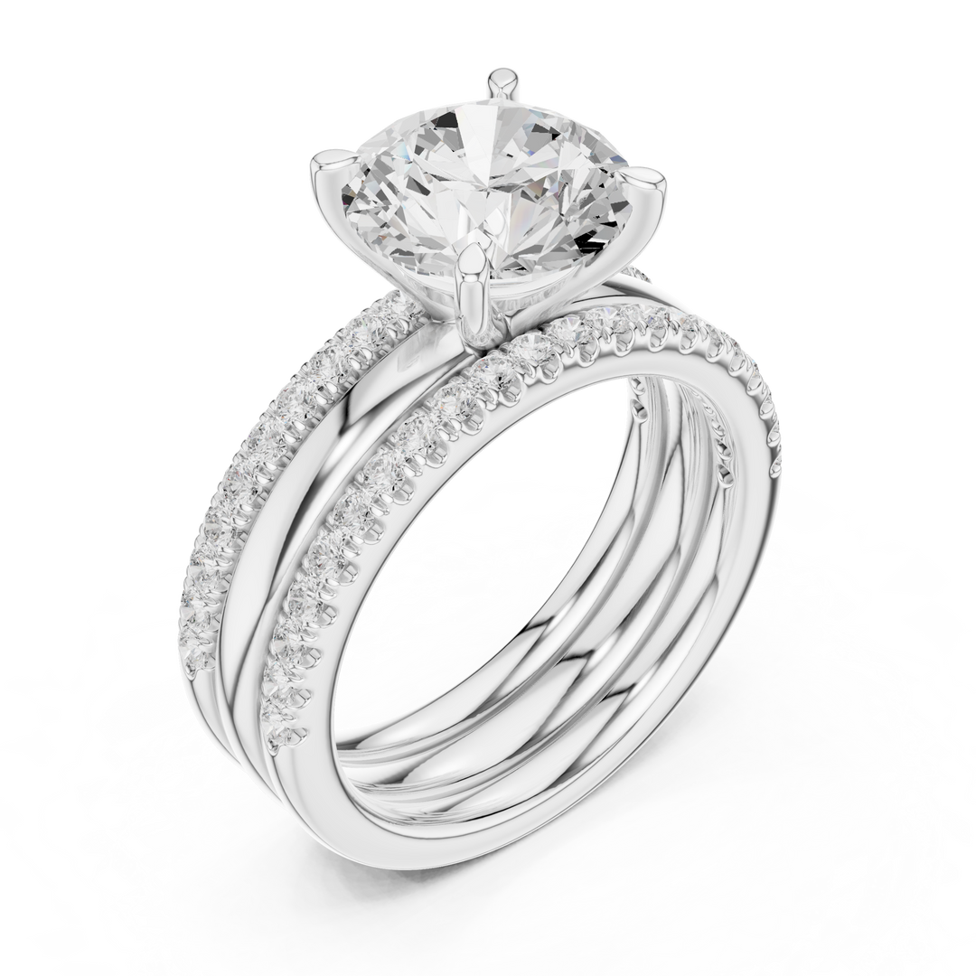 Solstice 2.85ct Round Brilliant Diamond Ring