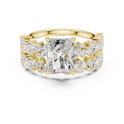 Spectrum 1.98ct Radiant Cut Diamond Ring