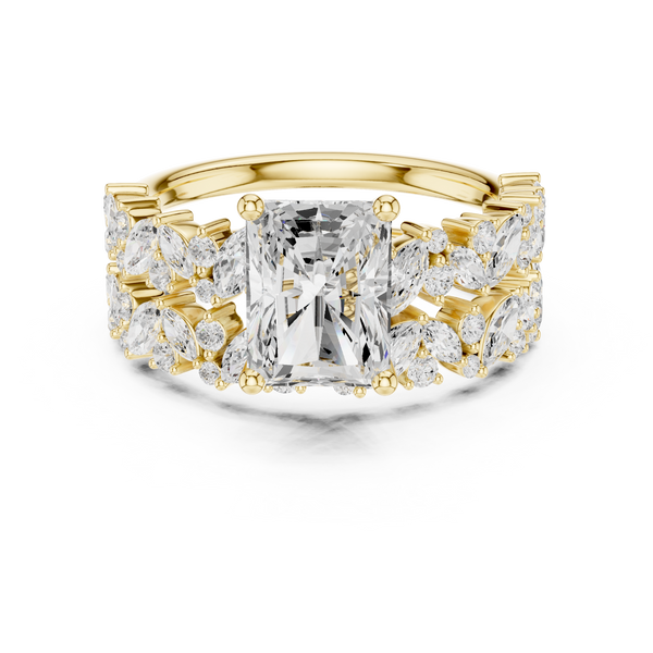 Spectrum 1.98ct Radiant Cut Diamond Ring