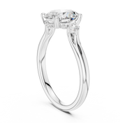 Belle Oval Diamond Solitaire Ring