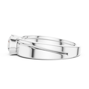 Tapered Channel Mens Ring — 0.50ct