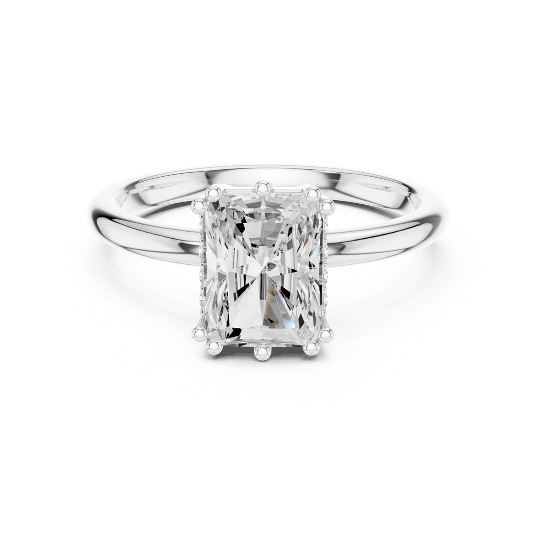Prisme Radiant Cut Diamond Accent Ring