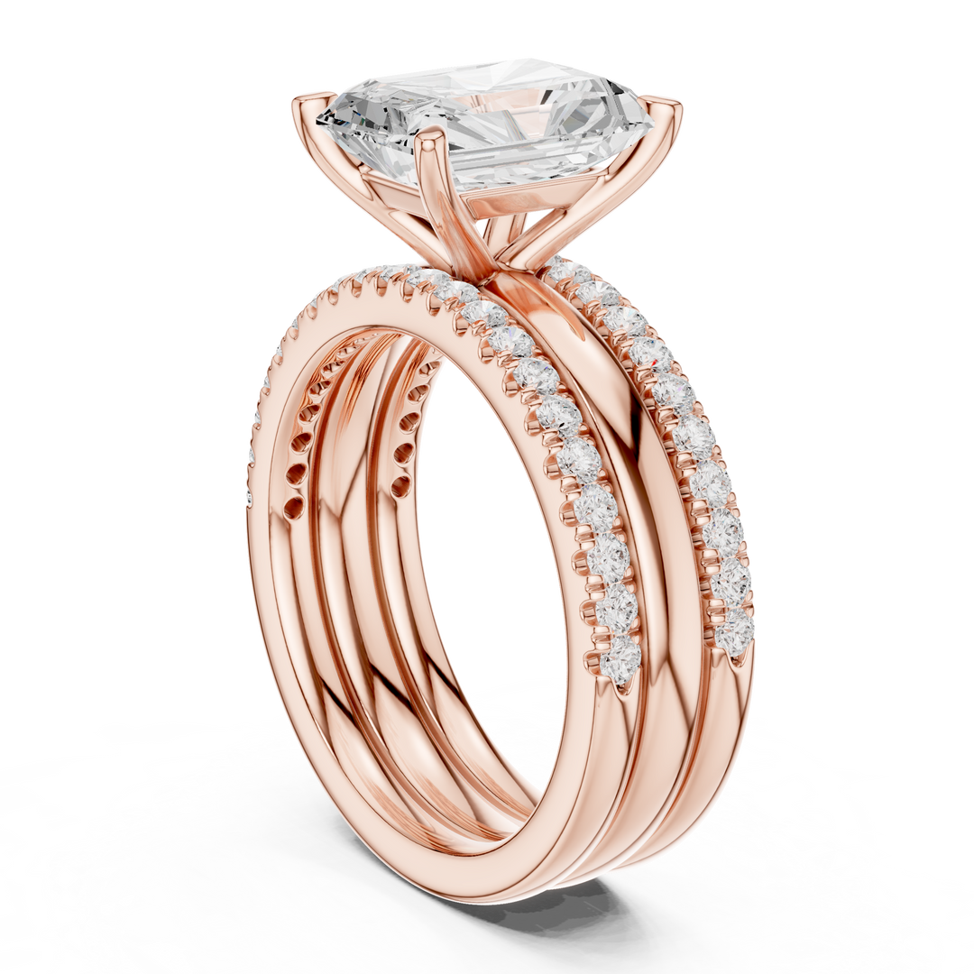 Titan 3.43ct Radiant Cut Diamond Ring