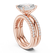 Titan 3.43ct Radiant Cut Diamond Ring