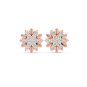 Vela Diamond Solitaire Stud Earrings