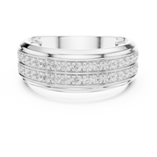 Dual Eternity Mens Ring — 0.57ct