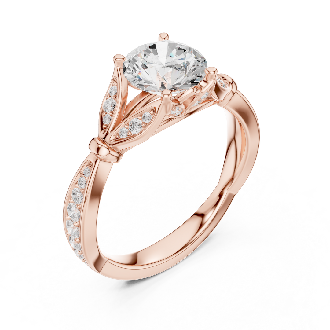 Orbite 1.33ct Round Brilliant Diamond Ring