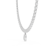 Pear Drop Graduated Necklace — 7.88ct