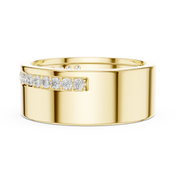 Half Eternity Mens Ring — 0.27ct