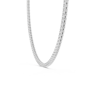 Classic Tennis Necklace — 37.20ct