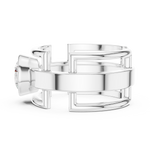 Load image into Gallery viewer, Crown Edge Mens Ring — 1.00ct
