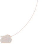 Load image into Gallery viewer, Cloud Pavé Pendant Necklace — 1.64ct
