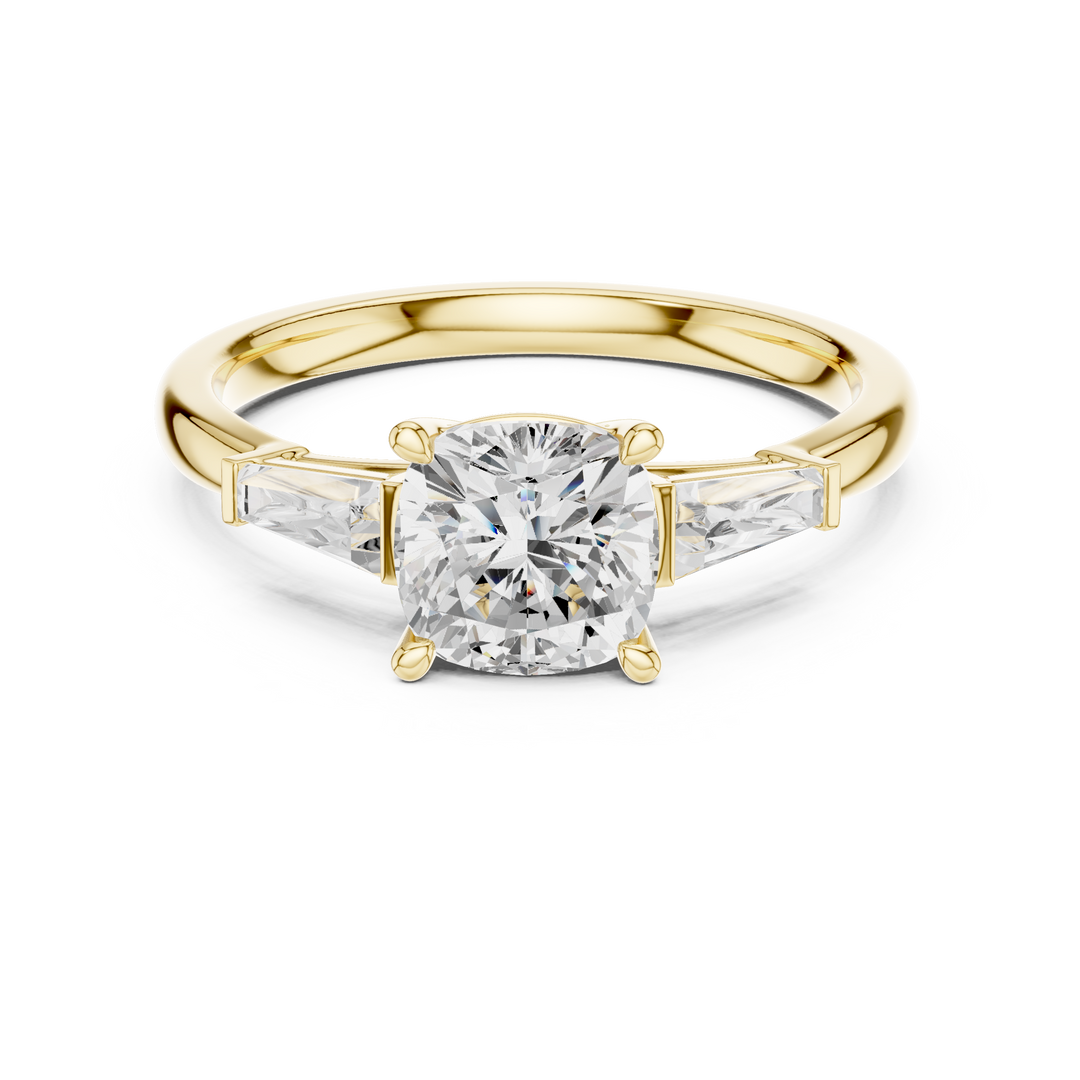 Bijou 1.42ct Cushion Cut Diamond Ring