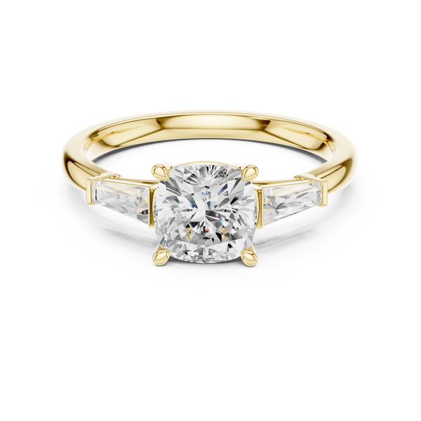 Bijou 1.42ct Cushion Cut Diamond Ring
