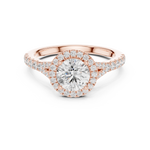 Load image into Gallery viewer, Callista 1.00ct Round Brilliant Diamond Ring
