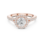 Callista 1.00ct Round Brilliant Diamond Ring