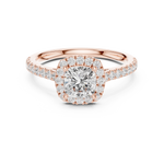 Load image into Gallery viewer, Chérie 0.86ct Cushion Cut Diamond Ring
