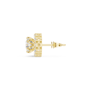 Freya Diamond Solitaire Stud Earrings