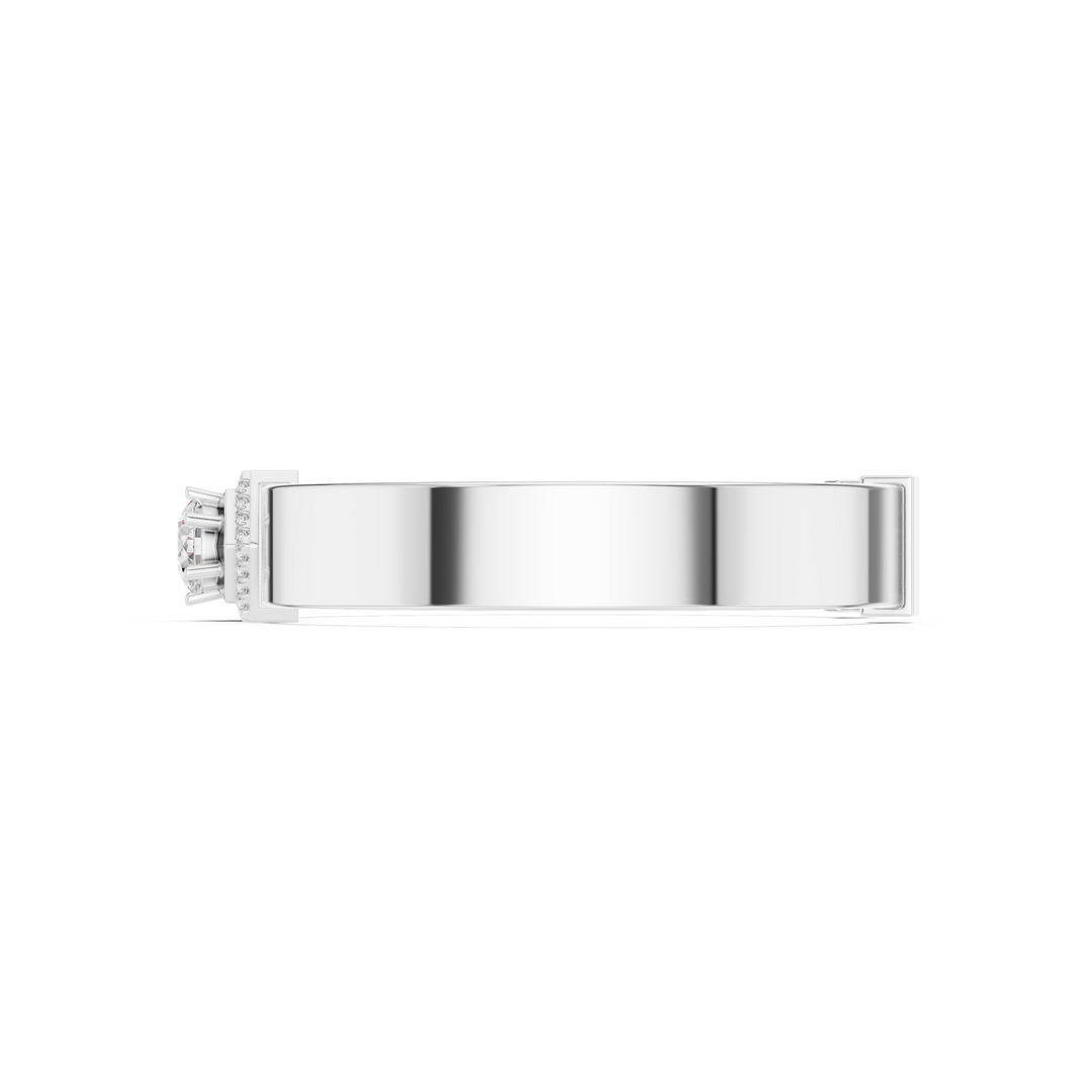 Hexagonal Halo Men's Bracelet — 1.74ct