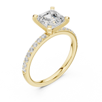 Load image into Gallery viewer, Hera 2.00ct Asscher Cut Diamond Engagement Ring
