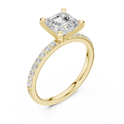 Hera 2.00ct Asscher Cut Diamond Engagement Ring