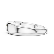 Smooth Dome Mens Ring — 0.01ct