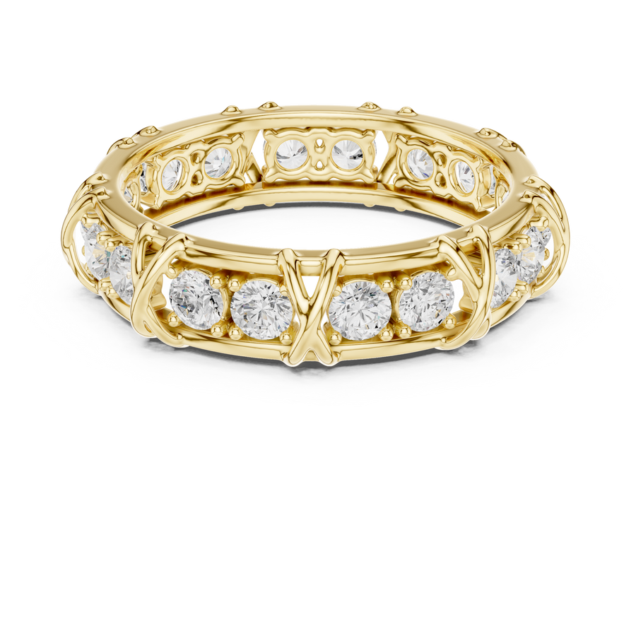 Full Eternity Mens Ring — 1.17ct