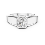 Load image into Gallery viewer, Radiant Signet Mens Ring — 1.10ct
