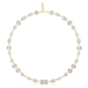 Mixed-Shape Tennis Necklace — 5.49ct