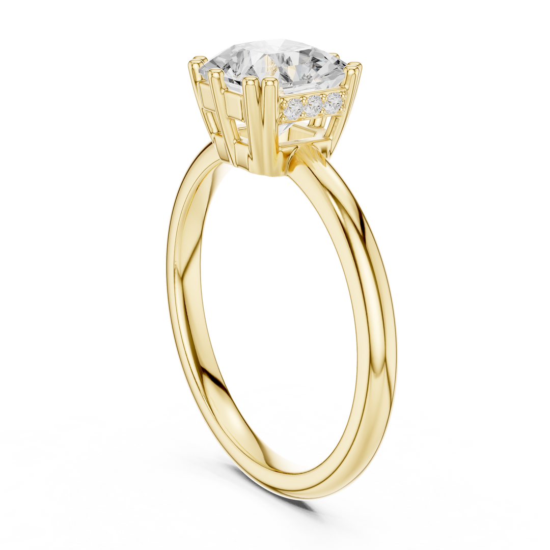 Diamantine 1.75ct Radiant Cut Diamond Ring