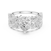 Raindrop 1.60ct Pear Shape Diamond Ring