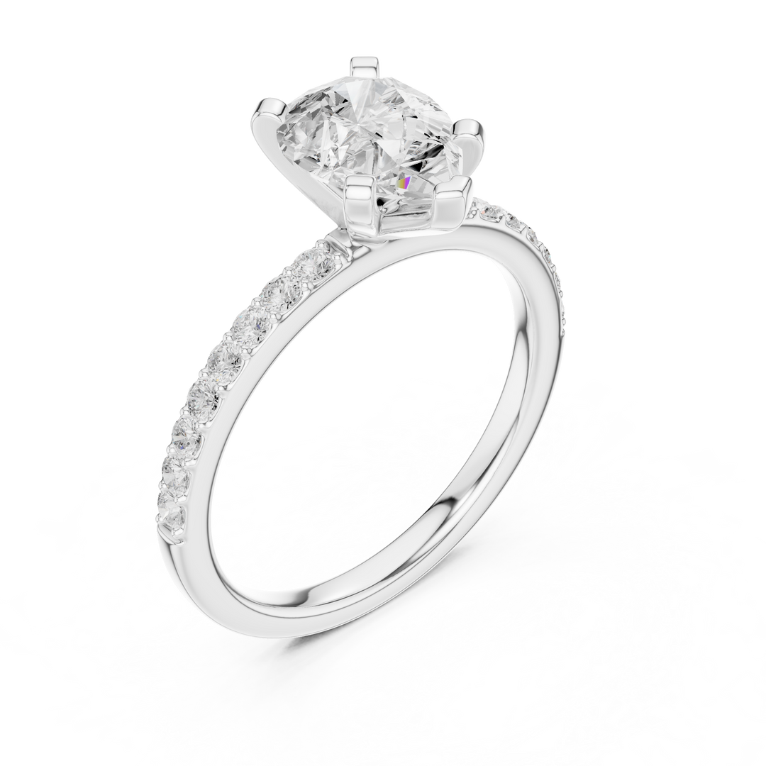 Teardrop 2.00ct Pear Shape Diamond Ring