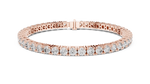 Load image into Gallery viewer, Clasp Tennis Bracelet — 7.42ct
