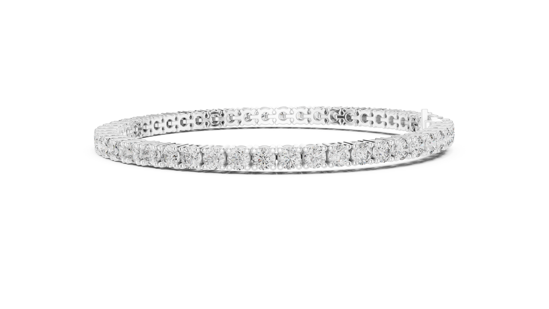 Dense Pavé Tennis Bracelet — 6.37ct