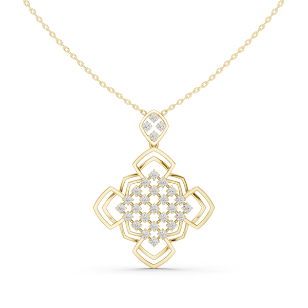 Moroccan Lattice Pendant — 1.02ct