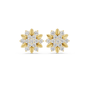 Vela Diamond Solitaire Stud Earrings