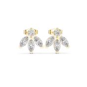 Mira Diamond Solitaire Stud Earrings