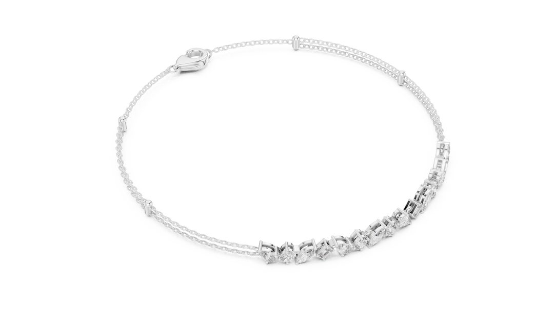 Multi-Shape Station Bracelet — 1.5ct