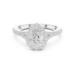 Load image into Gallery viewer, Lune 1.00ct Pear Shape Diamond Ring
