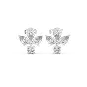 Sona Diamond Solitaire Stud Earrings