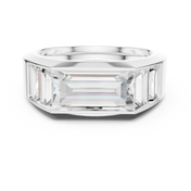 Multi Baguette Mens Ring — 3.42ct