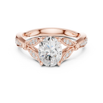 Load image into Gallery viewer, Miroir 1.36ct Oval Diamond Ring
